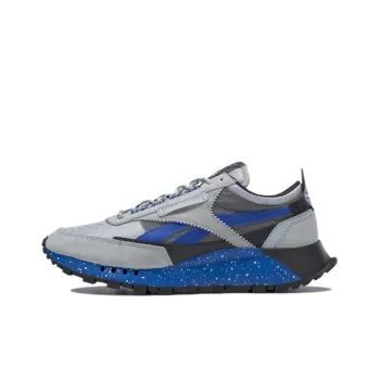 Reebok Classic Leather Legacy Grey Court Blue Speckle