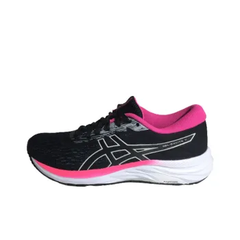 Asics Gel-Excite 7 Wear-Resistant Low-Top Running Shoes Women's Black Pink