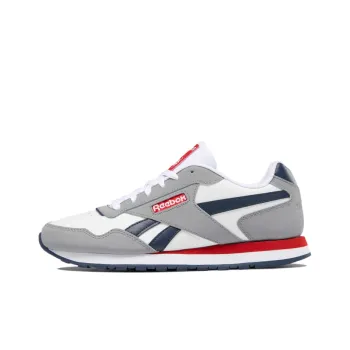 Reebok Classic Harman Run Anti-Slip And Wear-Resistant Breathable Low-Top Running Shoes Men's Gray White