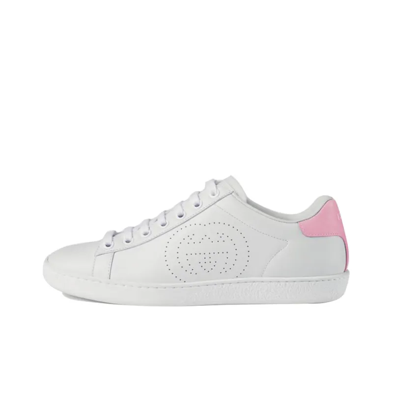 GUCCI Women's Ace 'Interlocking G White Pink' Women's-0