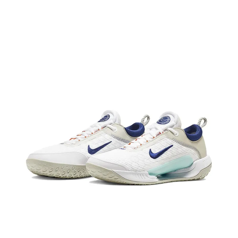Nike Zoom Court Nxt Hc White Deep Royal Blue-2