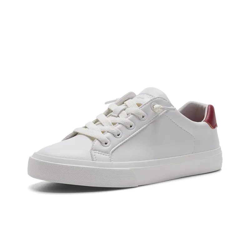 Rockfish White Sneaker Collection Stylish Skateboarding Shoes Women's Red Tail White-1
