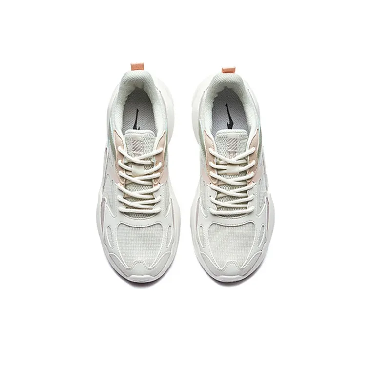 Erke Casual Shoes Women's Low Top White/Purple-2