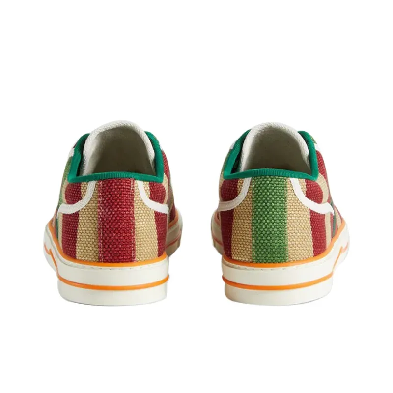 GUCCI Tennis 1977 Low Top Stylish Skateboarding Shoes Men's Multicolor 100th Anniversary-3