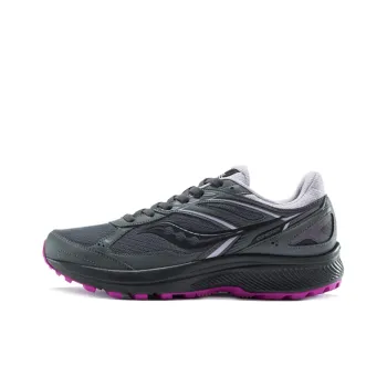 Saucony Cohesion 14 Cushioning Anti-Slip And Wear-Resistant Support Low-Top Casual Running Shoes Women's Carbon Gray