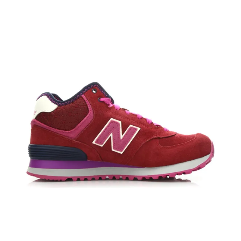 New Balance 574 Series Mid Retro Mid Top Pink/Red Women's-1