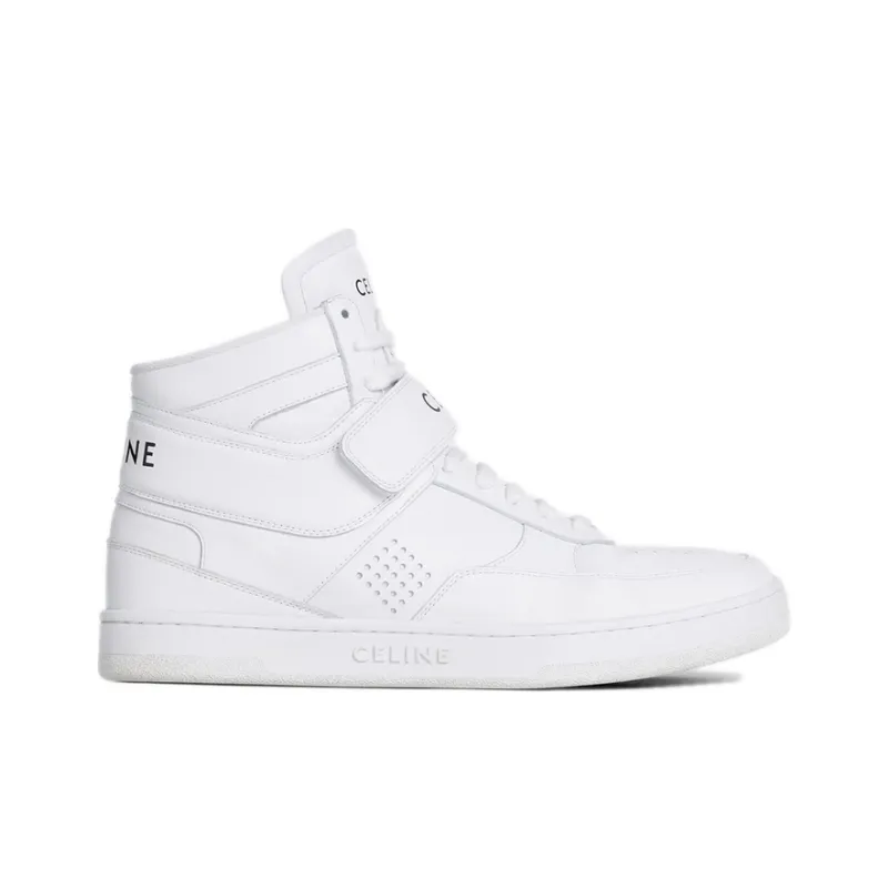 CELINE CT 03 High Top Skateboard Shoes Women's Neon White-1