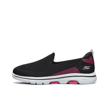 Skechers Go Walk 5 Loafers 'Black Pink Red' Women's