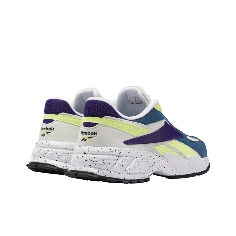 Reebok Classics Evzn Cushioning Anti-Slip And Wear-Resistant Low-Top Running Shoes Unisex White Purple Blue-3