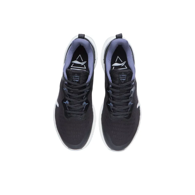 LiNing YueYing Essential Durable Breathable Low Top Running Shoes Men's Black-3