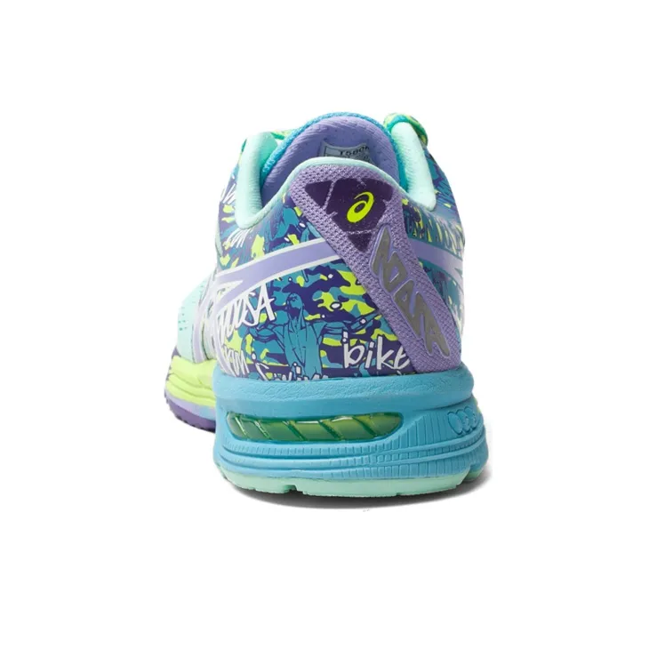Asics Gel-Noosa Tri 10 Breathable Low-Top Running Shoes Women's Mint Blue-3