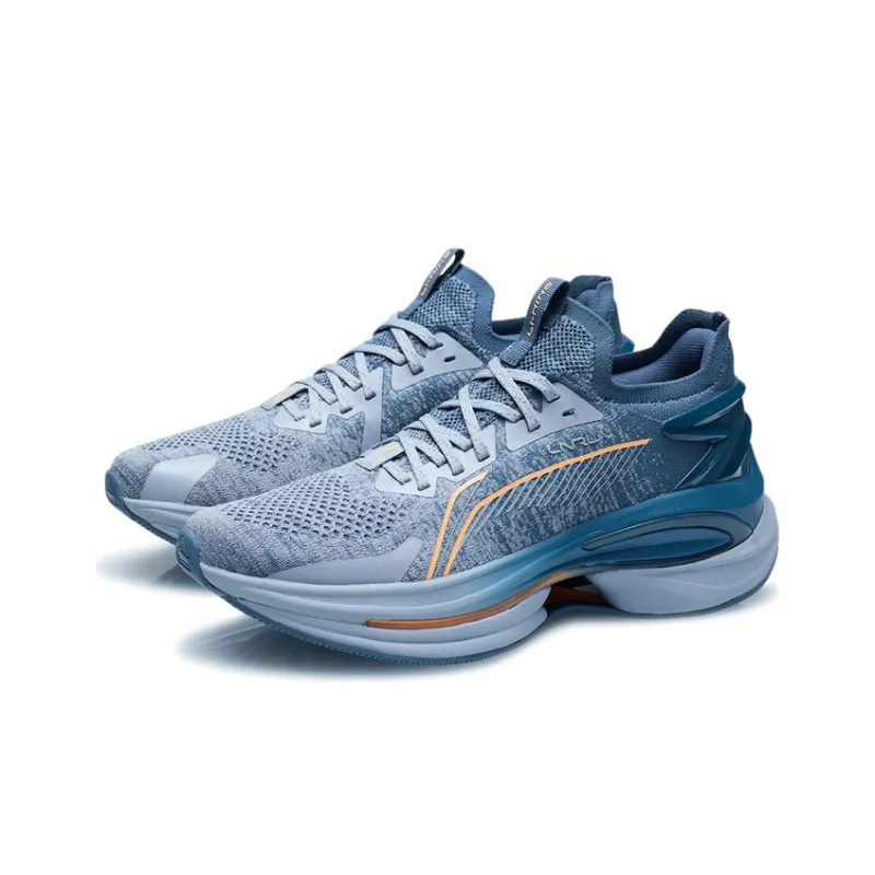 LiNing WuShi 5S 1.0 Low-Top Running Shoes Men's Light Gray Blue-2
