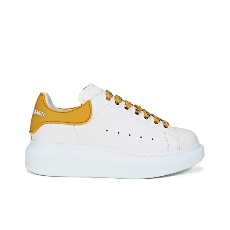 Alexander McQueen Oversized Sneaker 'White Mustard' Women's-1