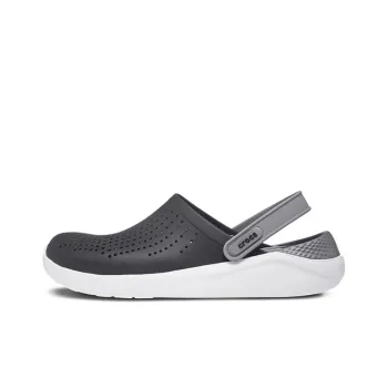 Crocs LiteRide Shoe Sandals Black Smoke Grey Unisex