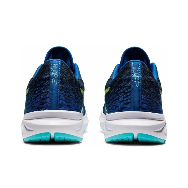 Asics Dynablast 2 Wear Resistant Low Top Running Shoes Men's Azure Blue-4