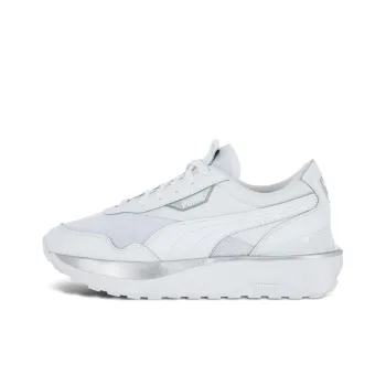 PUMA Cruise Rider Trainer Cushioned Wear-Resistant Slip-Resistant Low-Top Running Shoes Women's White