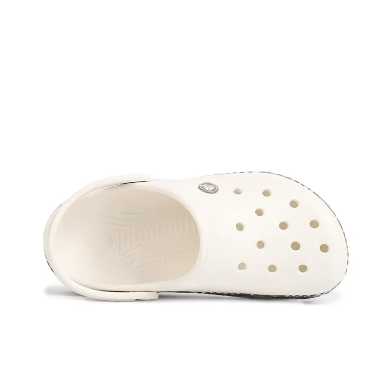 Crocs Crocband Snake Print Clogs 'White Black'-2
