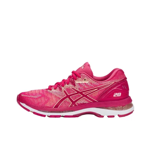 Asics GEL-Nimbus 20 Running Shoes Women's Low-Top Rose Red