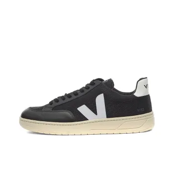 VEJA V-12 Low-Top Stylish Skateboarding Shoes Women's Black