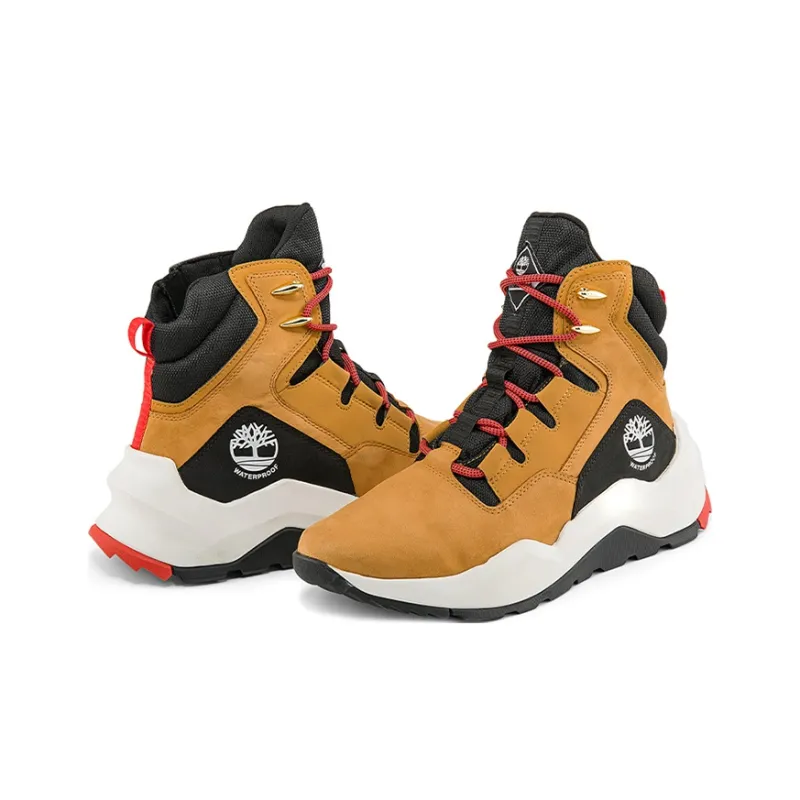 Timberland Hiking / Trekking Shoes Men High Top Wheat-4