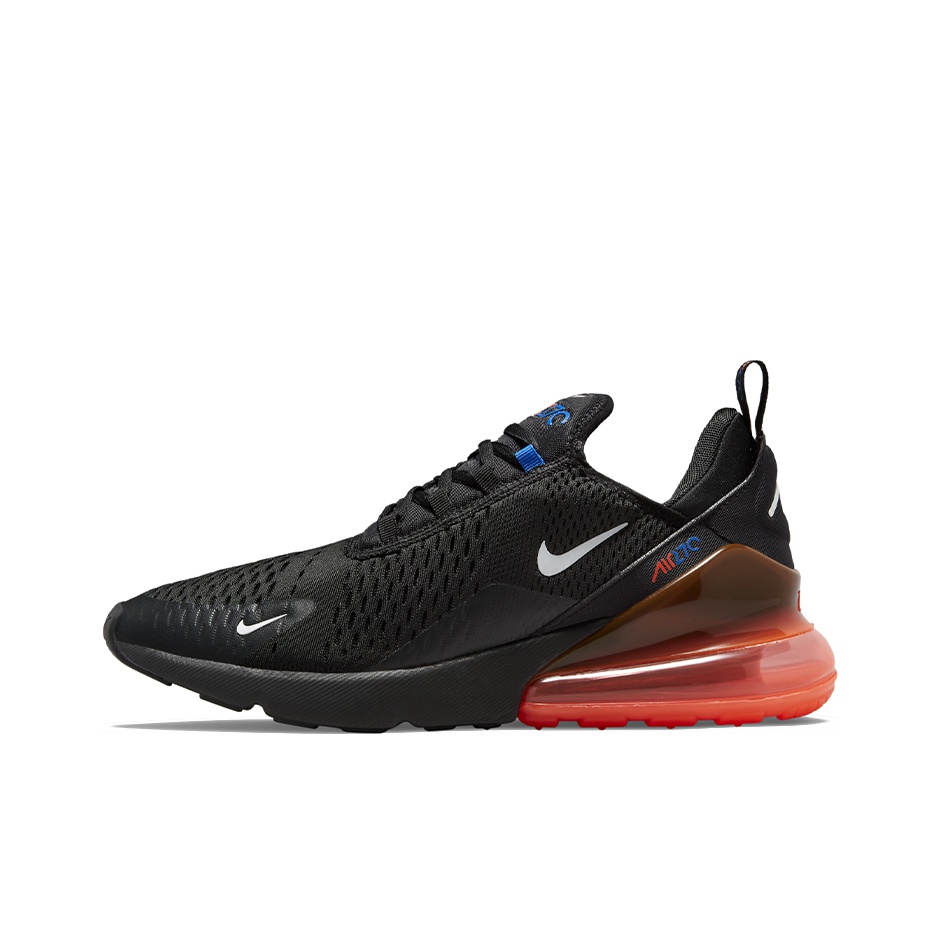 Nike air 270 junior black blue best sale