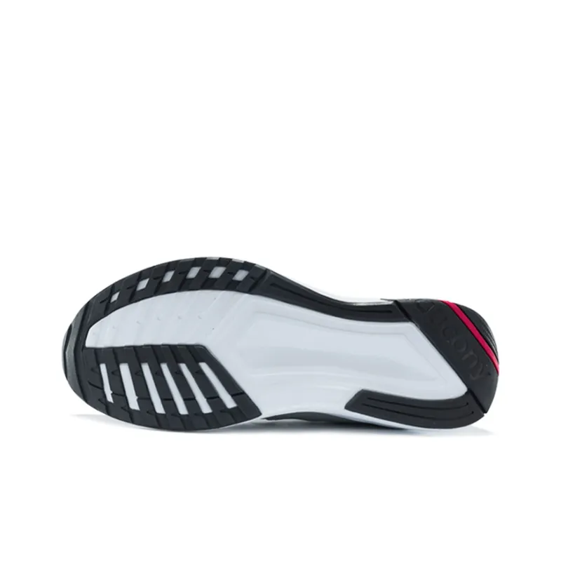 Saucony Cushioning Anti-Slip Wear-Resistant Breathable Supportive Lightweight Low-Top Running Shoes Men's Gray White-4