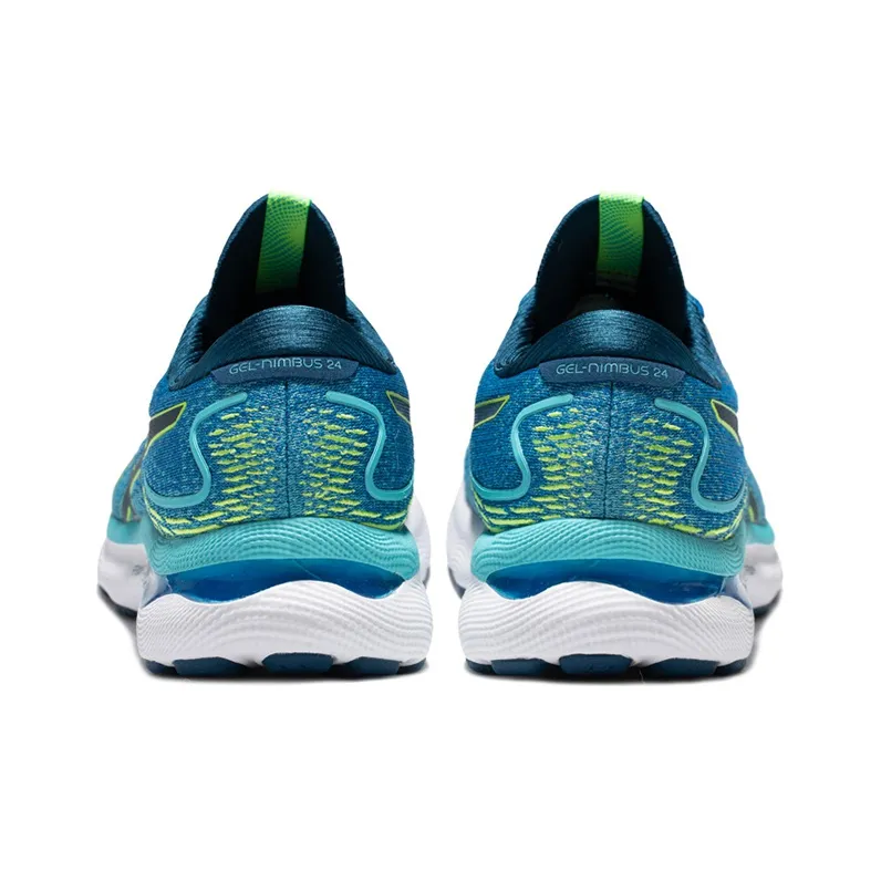 Asics Gel Nimbus 24 2E Wide 'Lake Drive Hazard Green'-3