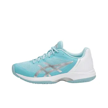 Asics Gel-Court Speed Clay Breathable Low-Top Running Shoes Women's Cerulean Silver