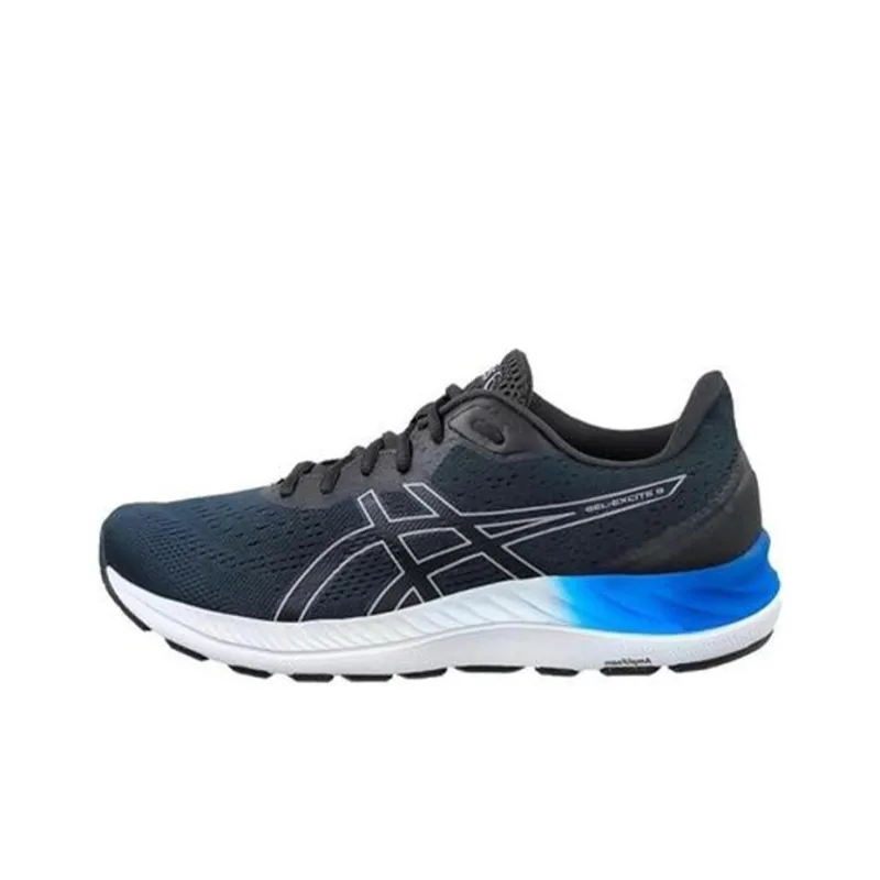 Asics Gel-Excite 8 Wear-Resistant Low-Top Running Shoes Men's Gray Blue Multicolor-0