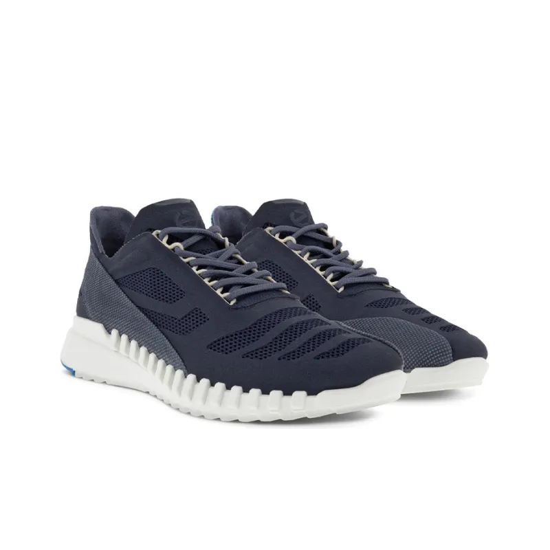 Ecco Zipfle Abrasion Resistant Breathable Low Top Running Shoes Men's Dark Blue Comfortable-2