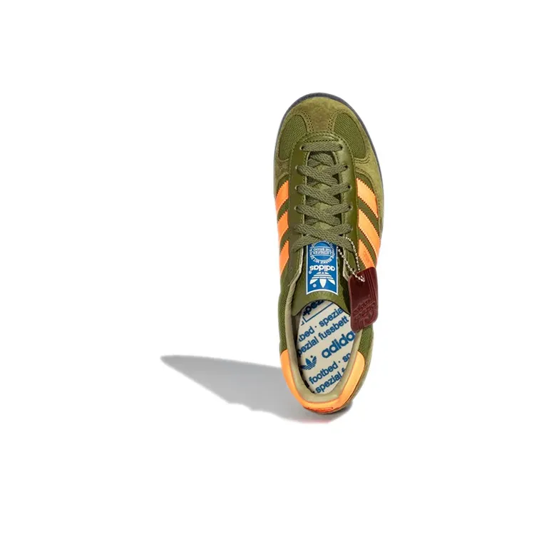 Adidas Barrowland Spzl Dust Green Signal Orange-4
