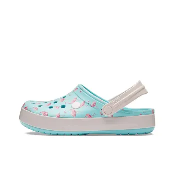Crocs Classic Clog Pattern Crocs Beach Ice Blue Sandals