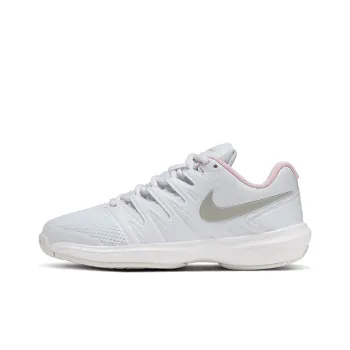 Nike Air Zoom Prestige Tennis Shoes Women's Low-Top White/Light Pink