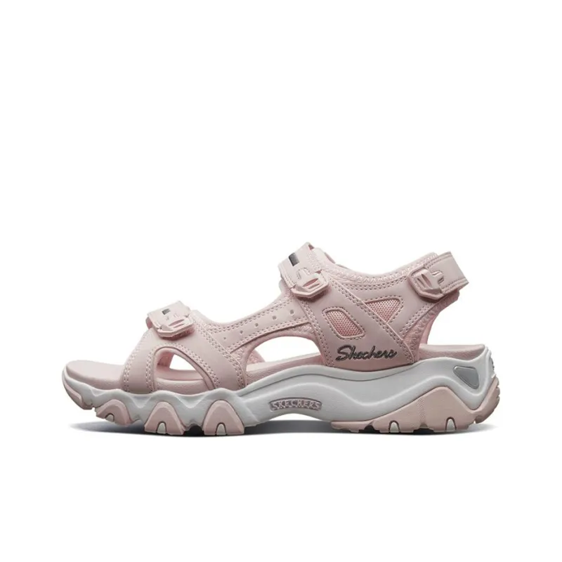 Skechers D'LITES 2.0 Beach Sandals Women's Pink-0