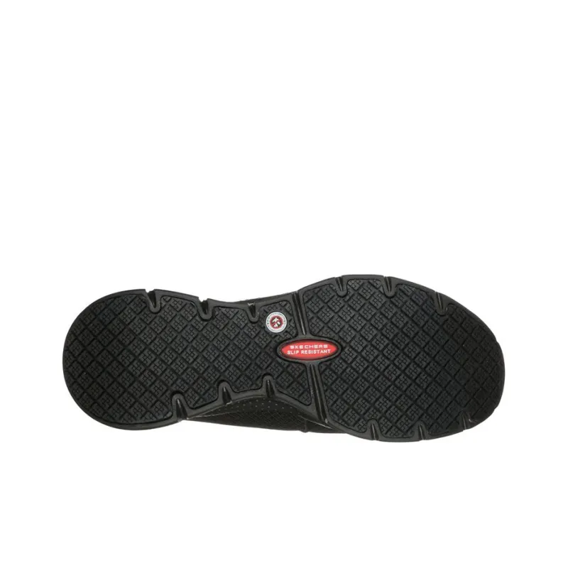 Skechers ARCH FIT SR -Tineid Cushioning Anti-Slip And Wear-Resistant Low-Top Casual Shoes Men's Black-4