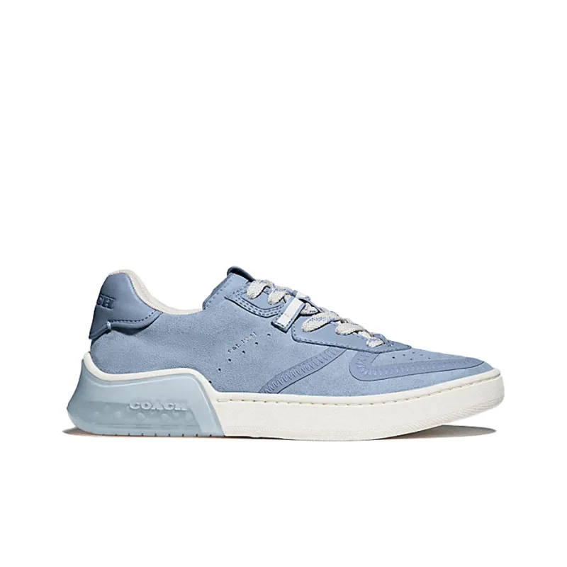 COACH CitySole Court Low Top Stylish Skateboarding Shoes Women's Blue-1