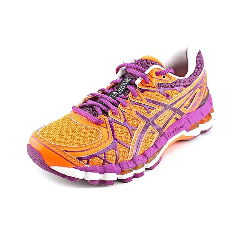 Asics Gel Kayano20 NYC Wear Resistant Low Top Running Shoes Women's Orange Purple-1
