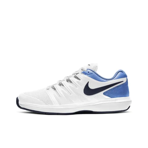 Nike Air Zoom Prestige Tennis Shoes Men Low-Top White/Blue/Black