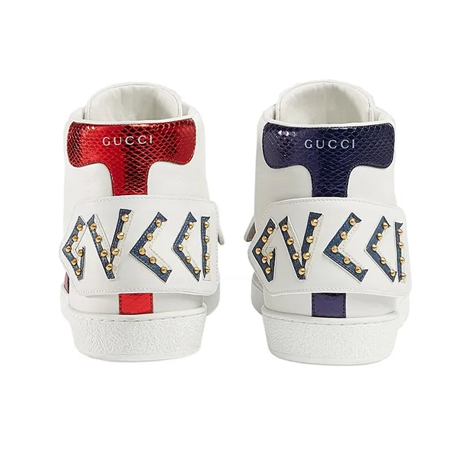 GUCCI Ace High 'Removable Patches White'-3
