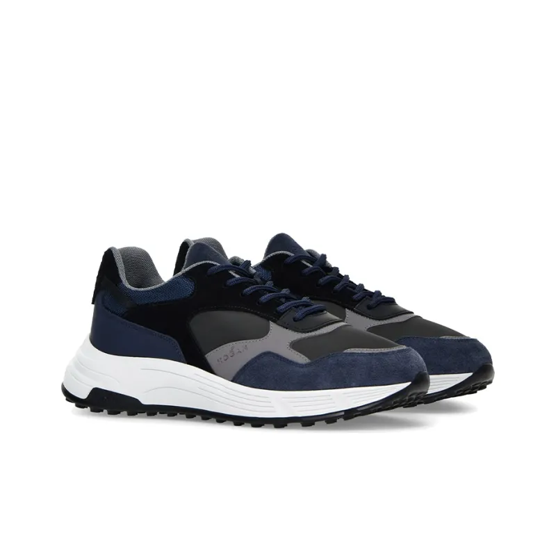 HOGAN Hyperlight Cushioning Anti-Slip And Wear-Resistant Low-Top Casual Shoes Men's Blue-2