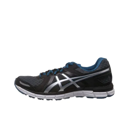 Asics Gel-Excel 33 2 Wear-Resistant Low-Top Running Shoes Men's Black Silver