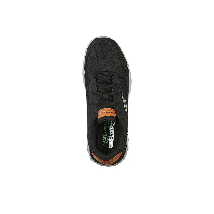 Skechers Overhaul 2.0 Cushioned Slip Resistant Abrasion Resistant Low Top Casual Running Shoes Men's Black Gray-2