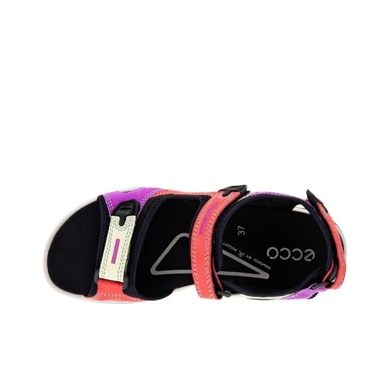 Ecco Off road Series Beach Sandals Women's Hibiscus Red-2
