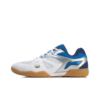 LINING Hawk Eye Men's Table Tennis Shoes   White/Blue