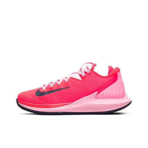 Nike Air Zoom Zero Tennis Shoes Women's Low-Top Red Pink