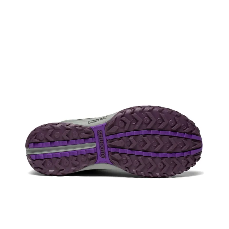 Saucony Mad River TR Turbulent Flow Low-Top Running Shoes Women's Gray Black-4
