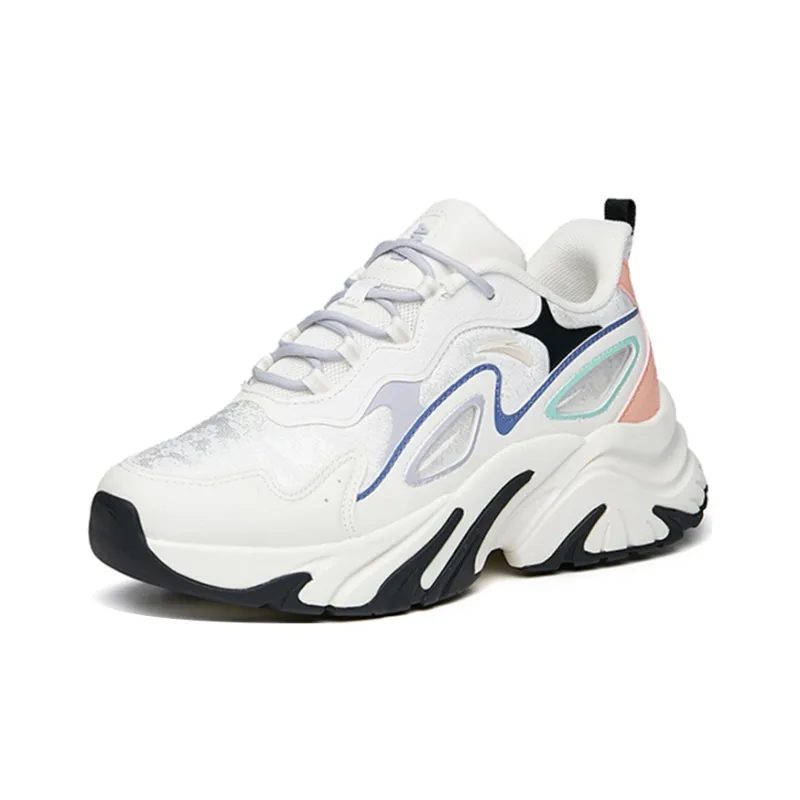 Anta Running Collection Bunny 4.0 Cushioning Low-Top Running Shoes Women's White-2