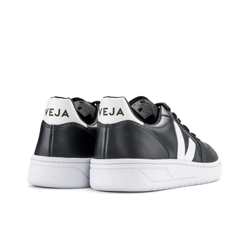 VEJA V 10 Stylish Skateboarding Shoes Unisex Black-4