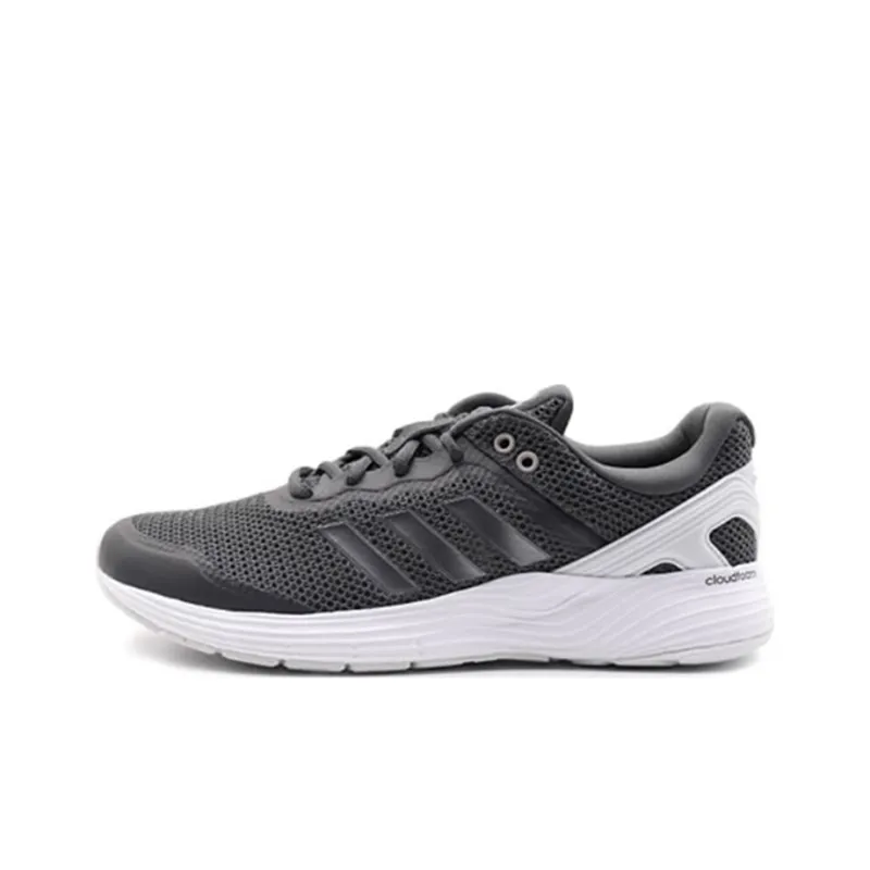 Adidas Fluidcloud CC Ambitious Breathable Low-Top Running Shoes Men's Gray White-0