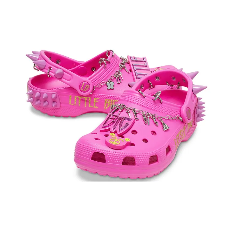 Crocs X LittleBig Classic Clog Sandals 'Pink'-5